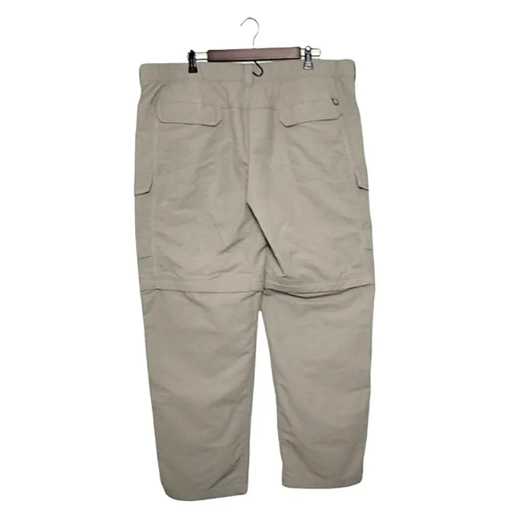 The North Face Khaki Convertible Outdoor Hiking Pants Size XXL